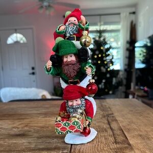 Possible Dreams Elves Trimming Tree Christmas Decor